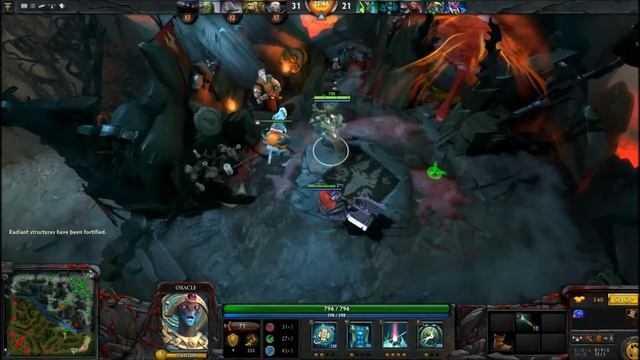Dota 2- Oracle Support Gameplay смотреть онлайн