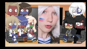 реакция страны из прошлого на будущие (｡･ω･｡)ﾉ♡