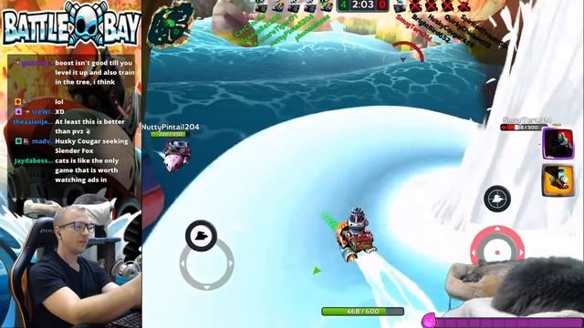 5v5 ANGRY BOATS?! - BATTLE BAY! смотреть онлайн