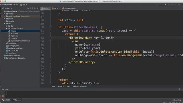 Блок 5. Теория. Компоненты React 8. ErrorBoundary смотреть онлайн