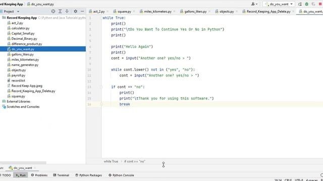 Do You Want To Continue Yes or No in Python смотреть онлайн