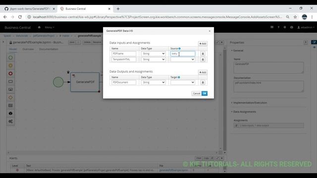 JBPM GeneratePDFWorkitemHandler | JBPM 7 Service Task Repository | Unit 8 | KIE TUTORIALS смотреть онлайн