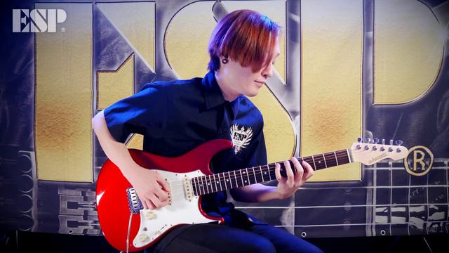 ESP Guitars: EDWARDS E-SNAPPER-AL/R Demonstration Featuring Mamoru Goriku(五陸守)