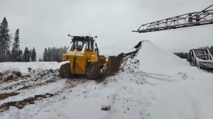 Бульдозер ЧЕТРА Т15 на дистанционном управлении
