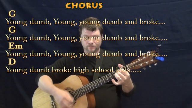 Young Dumb & Broke (Khalid) Guitar Lesson Chord Chart in G with Chords/Lyrics - G Em D смотреть онлайн