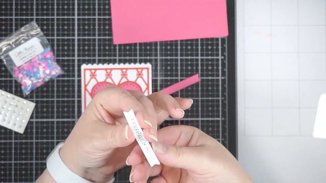 Pretty Stitched Heart Card With Spellbinders Small Die Of The Month December 2022