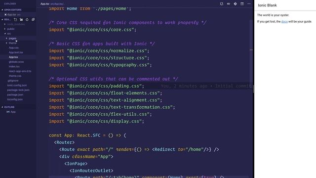 Ionic CLI 5: Creating a new React Application смотреть онлайн