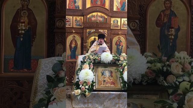 Проповедь в Праздник Преображение. Отец Вячеслав смотреть онлайн