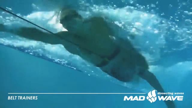 Пояс для плавания с сопротивлением Mad Wave Long Safety смотреть онлайн
