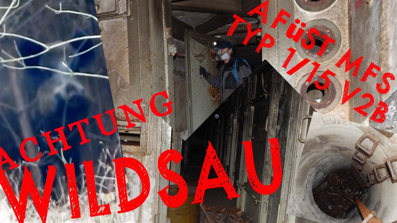 Бункер AFüSt ВНИМАНИЕ кабан Urbex & Lost Place German / Deutsch