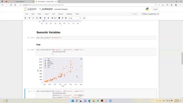 Seaborn scatter plot | How to make a scatterplot in seaborn смотреть онлайн