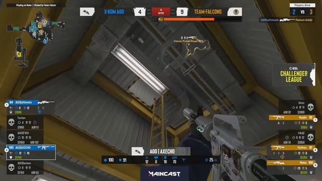 AGO vs Falcons | Map 1 Nuke | ESL Challenger League Season 41 : Europe смотреть онлайн