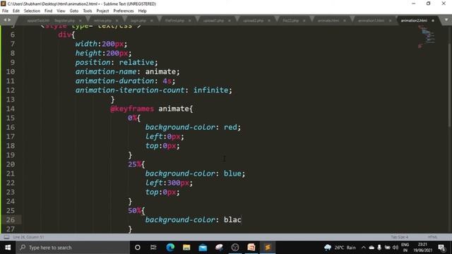 2.23 Animation direction | CSS animation-direction Property (HINDI) смотреть онлайн