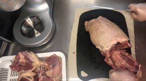 Как разделать Гуся на кусочки , для тушения  Быстро. Просто.#разделать #гуся#на кусочки