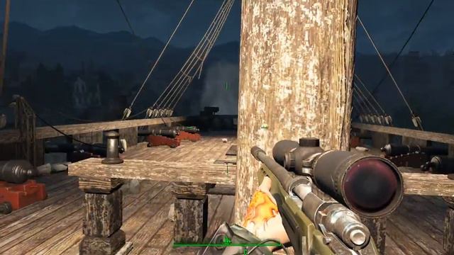 Fallout 4 полёт на Конституьюшионе \ Flying on Constitutional смотреть онлайн
