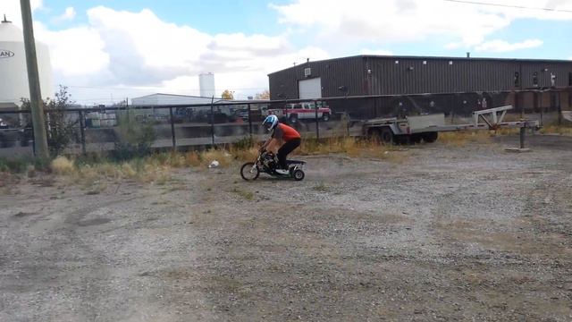 Drift trike first test run смотреть онлайн