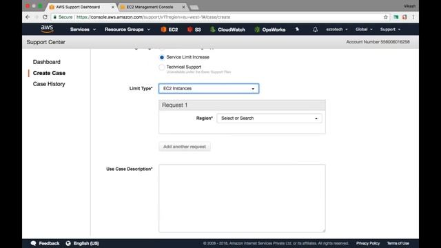How to raise EC2 instance quota limit increase request in AWS смотреть онлайн