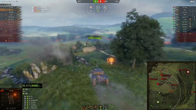 Нереальный бой на EBR 105 ● Остановил слив смотреть онлайн