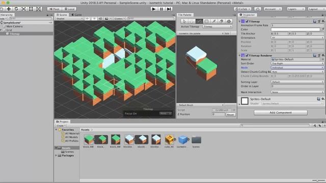 Isometric tilemap Unity 2d Tutorial for Beginners | Unity Tilemap | Unity Tile Learn Unity Training смотреть онлайн