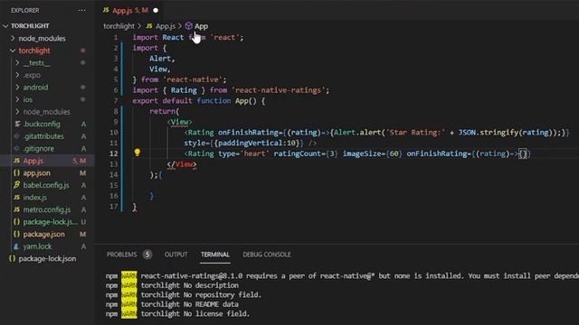 Creating Star And Heart Rating Bar in React Native #reactnative #reactjs смотреть онлайн