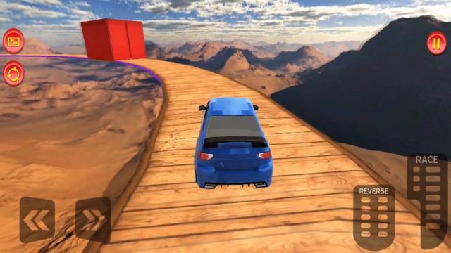 Crazy Car Driving Simulator: Impossible Sky Tracks - Android Gameplay 2021 FHD смотреть онлайн