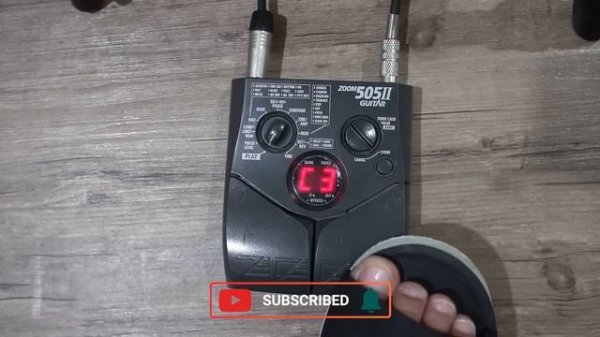 ZOOM 505II Guitar Multi-effects Sound Demo