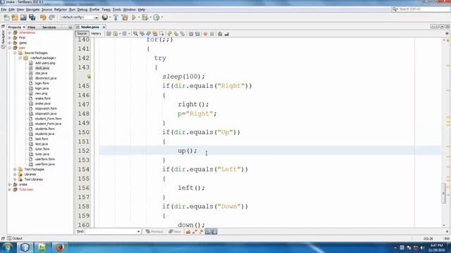 Snake Game In Java Applet NetBeans Part 5 In Tamil смотреть онлайн