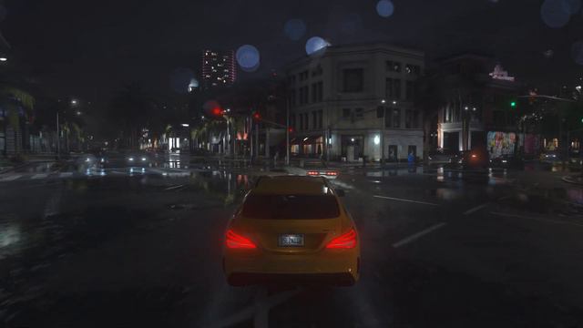 Unreal Engine Realistic Los Angeles MERCEDES AMG CLA 45 Driving At Night / GTA 5 / 4K HDR / RTX 409 смотреть онлайн