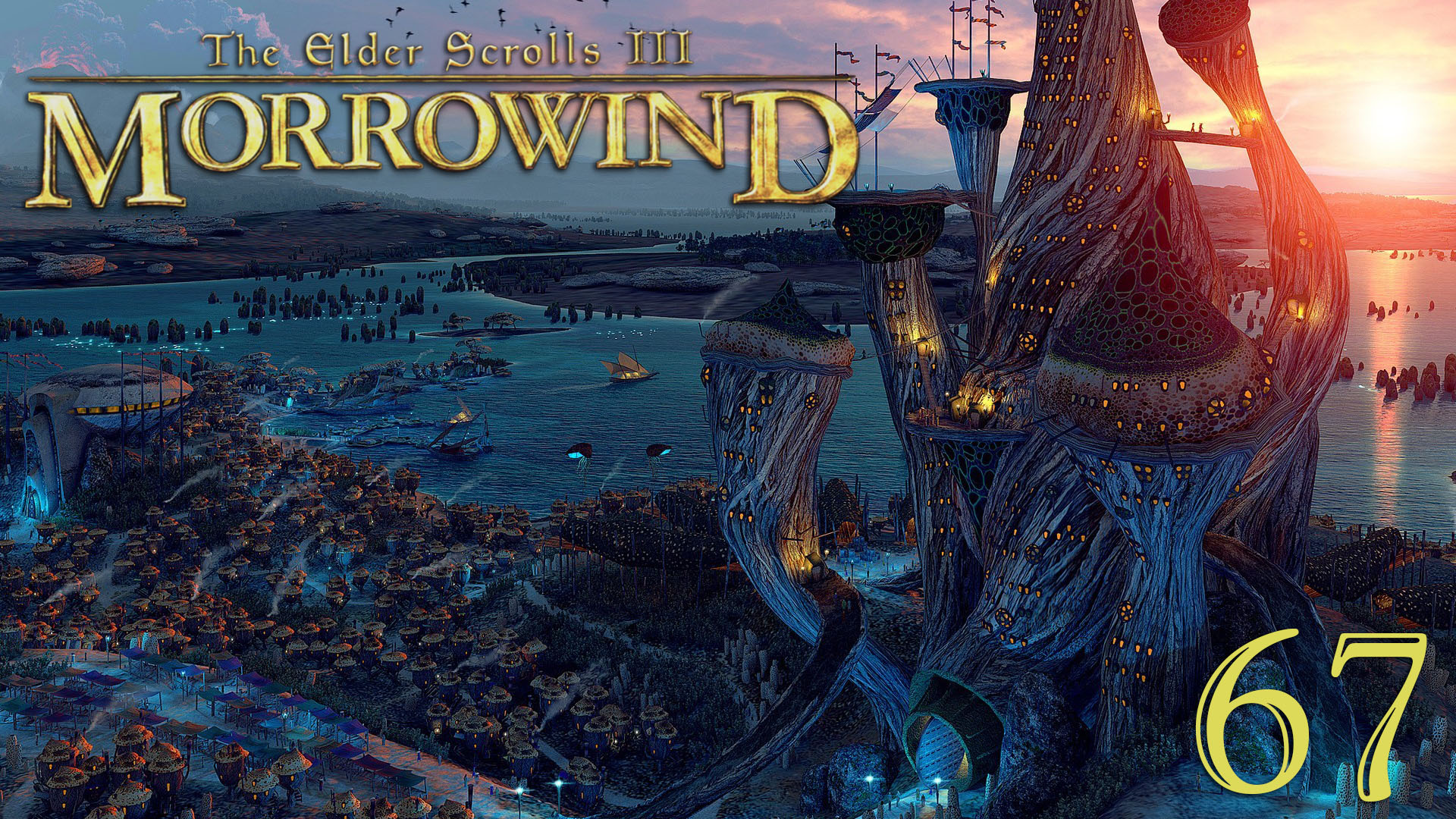 Легендарный The Elder Scrolls III: MORROWIND Fullrest #67 В поисках Тель Бранор. смотреть онлайн