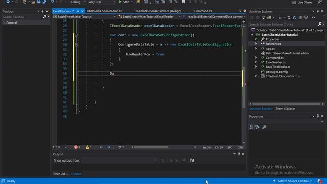 Revit API - Batch Sheet Maker - Part 7 - Excel Reader Set Up смотреть онлайн