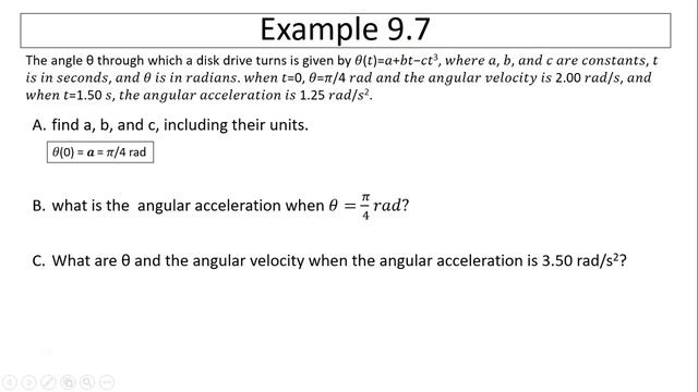 ap9.2 Rotation with constant angular acceleration смотреть онлайн