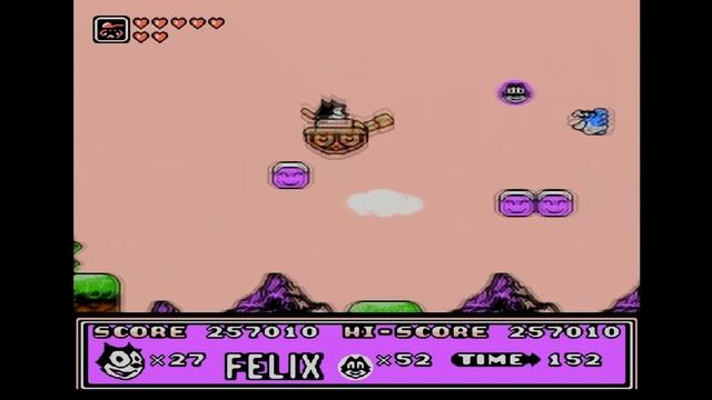 Felix The Cat прохождение (Кот Феликс прохождение) Денди, Dandy, NES, Famicom