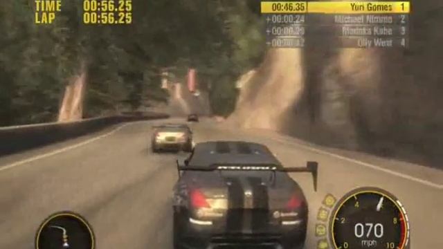 Race Driver GRID gameplay on ATI Radeon HD4550 256mb смотреть онлайн