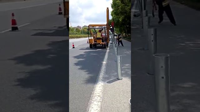 Сваебойная установка для монтажа дорожного барьерного ограждения смотреть онлайн