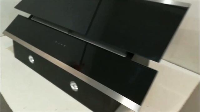 Вытяжка наклонного дизайна KRONA IRIDA 900 black sensor смотреть онлайн