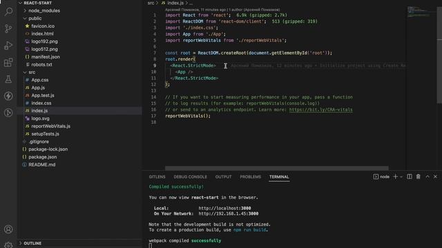 React для НОВИЧКОВ [2023]: первый проект на React JS | Как запустить приложение на React? смотреть онлайн
