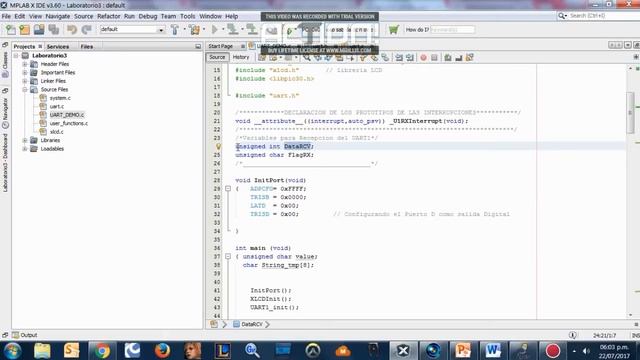 Laboratorio N3 : Uso Del UART Para La Comunicación DsPIC/Computadora