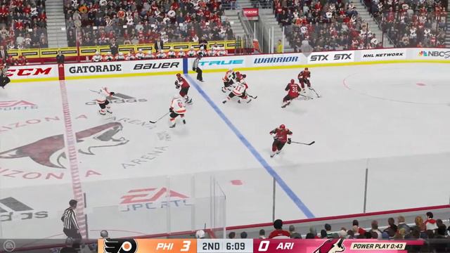 NHL 20 PS4 Pro: Philadelphia Flyers vs Arizona Coyotes смотреть онлайн