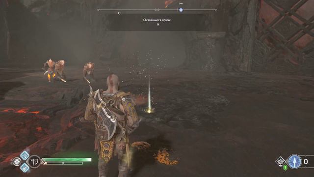 ИСПЫТАНИЕ 10 в МУСПЕЛЬХЕЙМ God of War 4 от 2022 выпуска Задача НЕ ПОЛУЧИТЬ УРОН от 20 врагов.  195