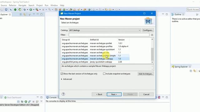 How to Create Maven Project Using STS смотреть онлайн