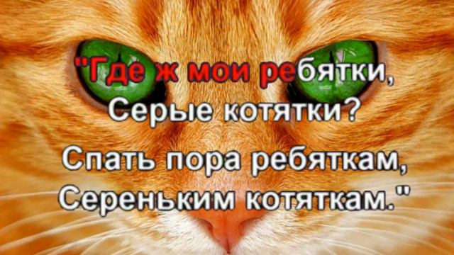 Караоке для детей Серенькая кошечка смотреть онлайн