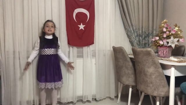 Gizem Erva ASLAN  İstiklal Marşı şiiri