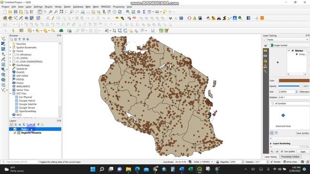 Creating Heatmaps from points using QGIS смотреть онлайн