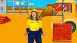 Детская песенка о строительных машинах - Экскаваторах, грузовиках, экскаваторе-погрузчике, Строитель