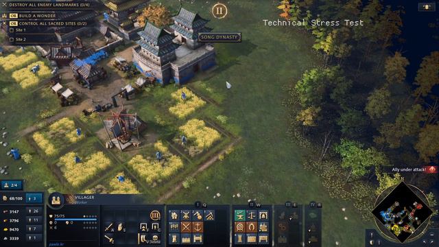 Age of Empires IV Beta Chinese - Black Forest - Victory Co-op Gameplay смотреть онлайн