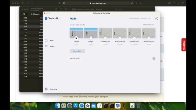Cài đặt và sử dụng Sketchup trên Macbook M1 - Chạy thông qua Rosetta смотреть онлайн