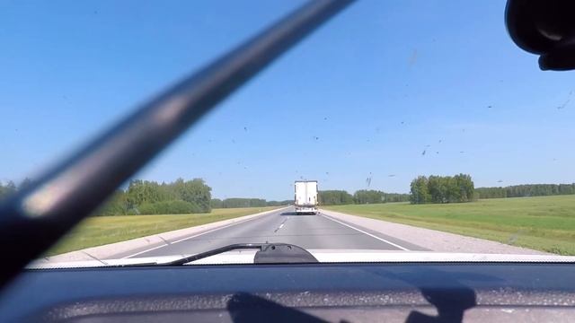 Путешествие по России на АВТО! Автопутешествие: Трасса Омск - Новосибирск смотреть онлайн