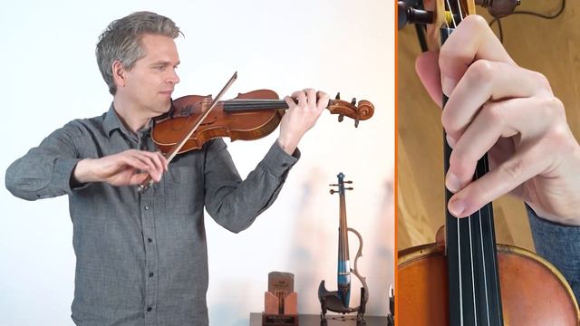 Breaking bad habits when playing the violin - left hand and fingering смотреть онлайн