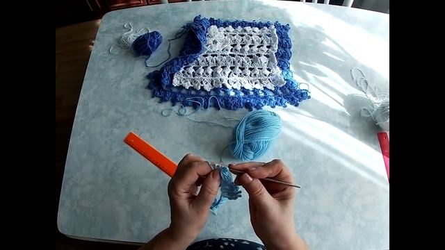 Вязание крючком на линейке Новые узоры смотреть онлайн