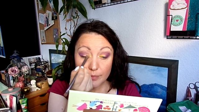 Фиолетовый летний макияж смотреть онлайн